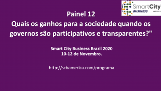  Painel 12 Quais os ganhos para a sociedade quando os governos são participativos e transparentes? - 2020 - front page