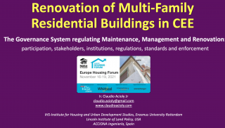 Renovation of Multi-Family Residential Buildings in CEE - front page