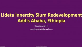 Lideta Innercity Slum Redevelopment Addis Ababa, Ethiopia - 2022 - front page