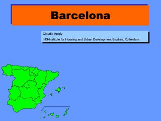 Barcelona - Brief on Strategic Vision - 2001