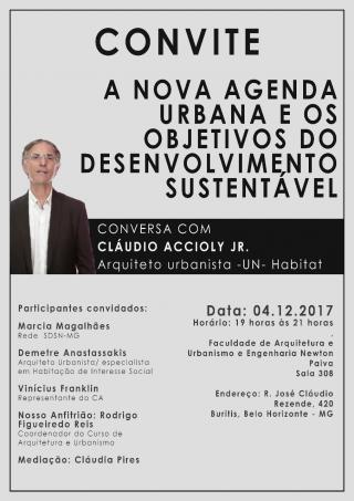 Convite - A Nova Agenda Urbana e os Objetivos do Desenvolvimento Sustentàvel - 2017